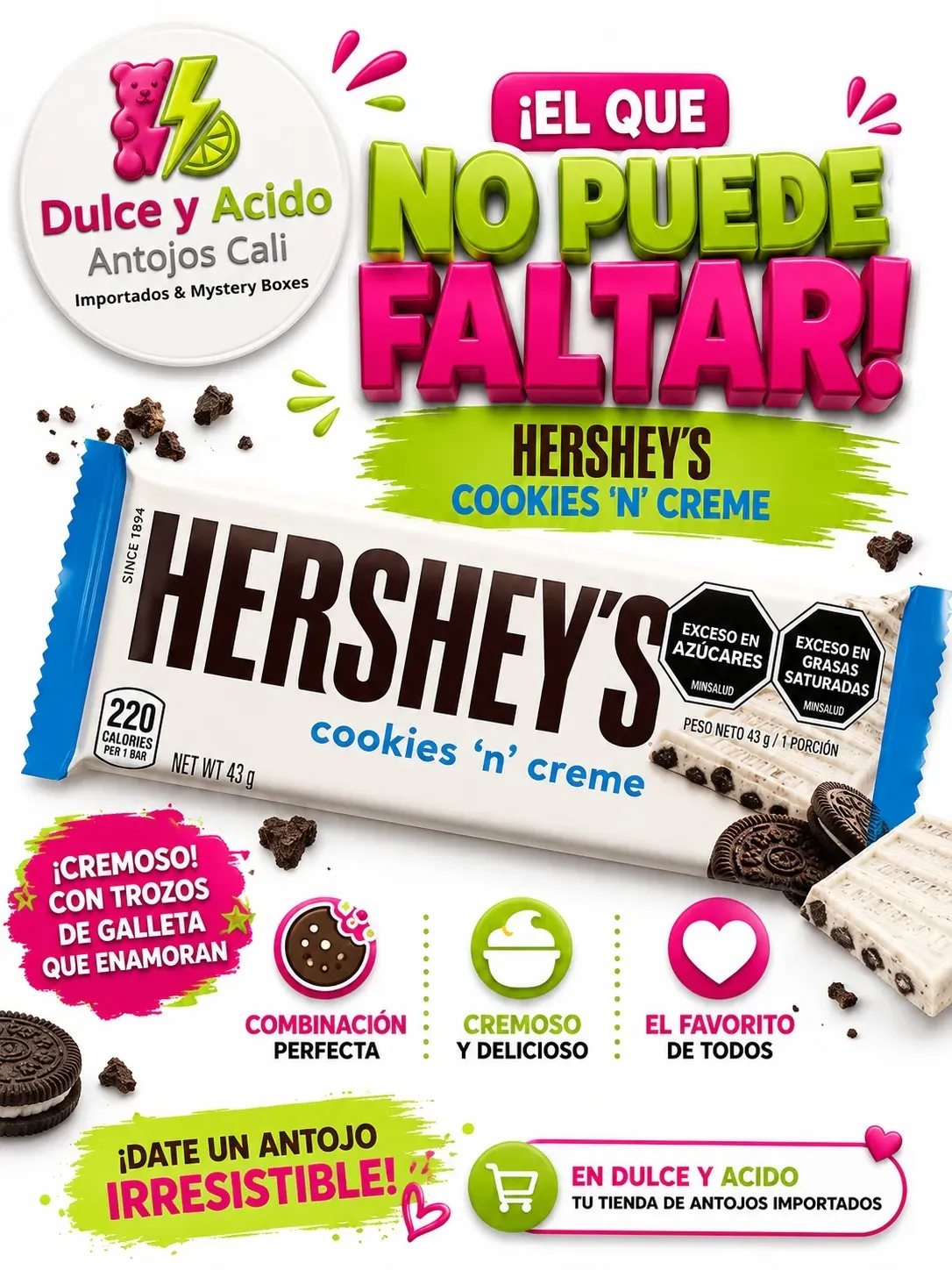 Chocolatina hersheys