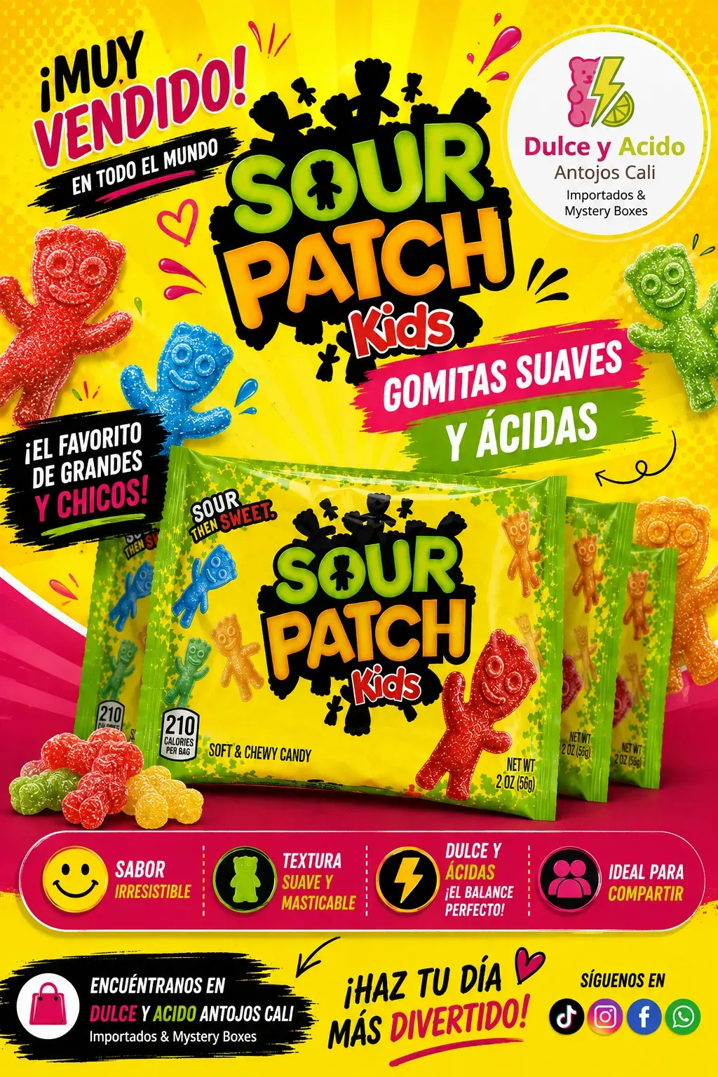 Gomas sour path kids
