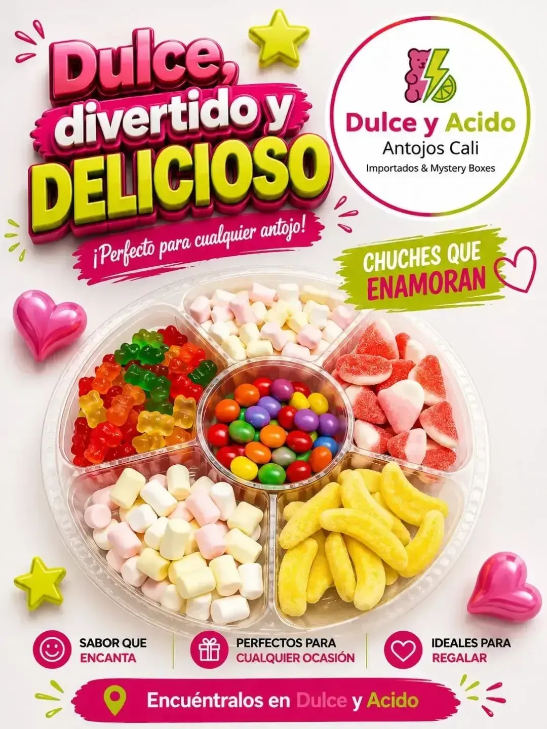 Badeja mix con bolitas de chocolate