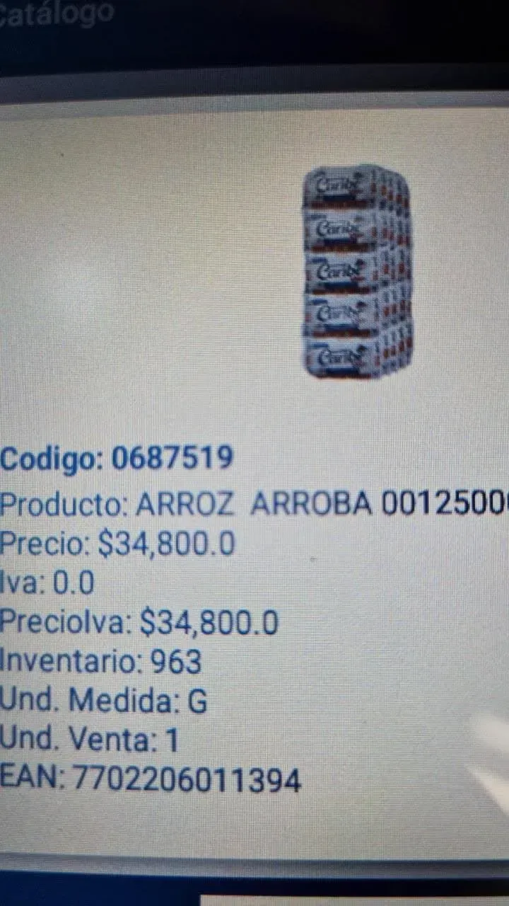 Arroz  caribe x 500 grs