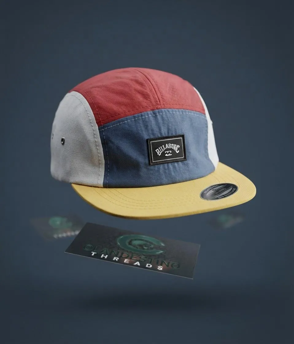 Gorra Billabong Colorblock de 5 Paneles (Camp Cap)