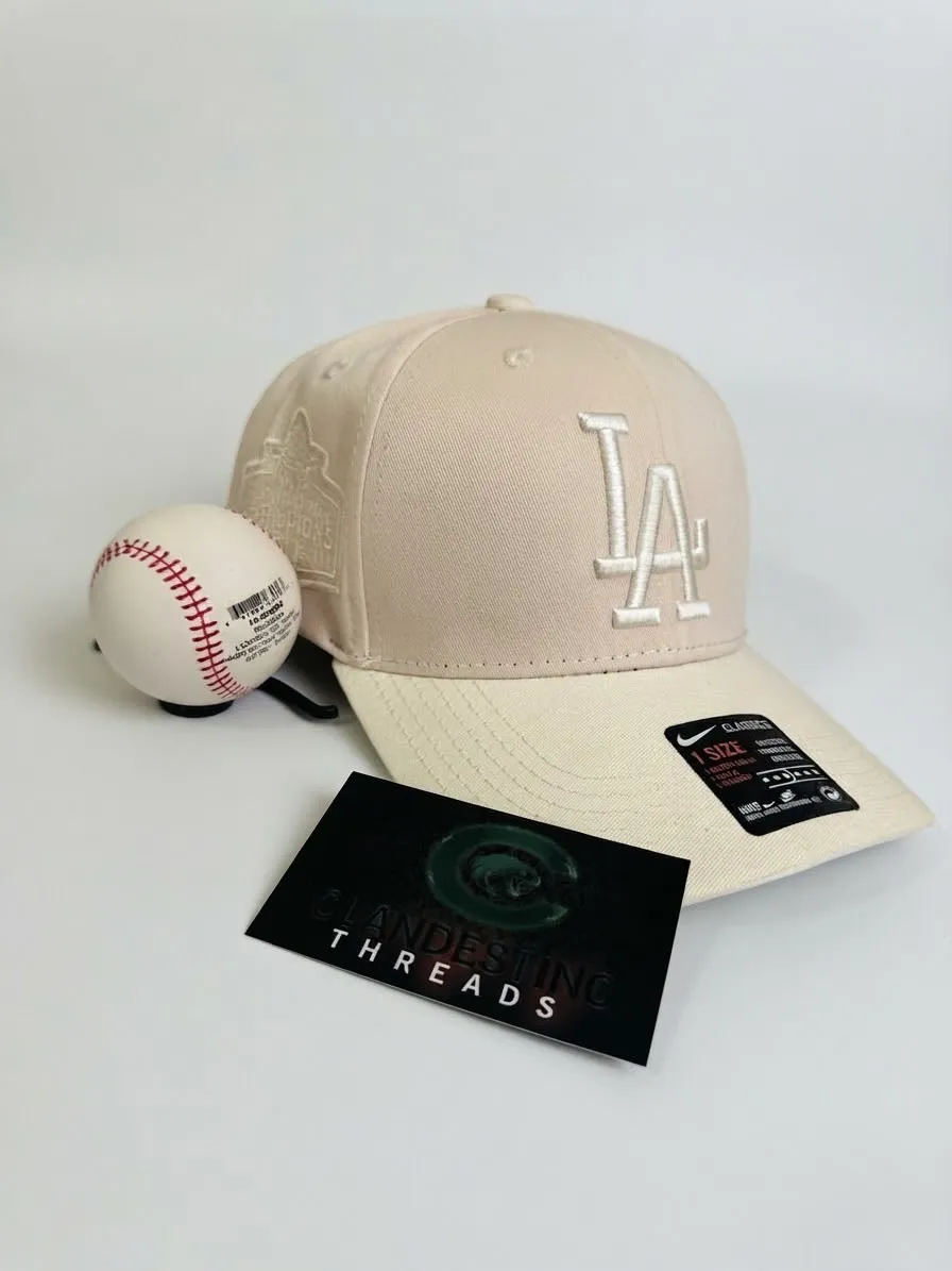 Gorra Los Angeles Dodgers (Cream Edition) – Clandestino Threads