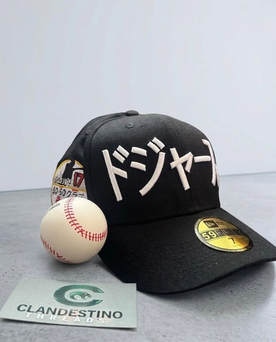 Gorra Cerrada New Era 59FIFTY - Edición Especial Los Angeles Dodgers (Katakana)