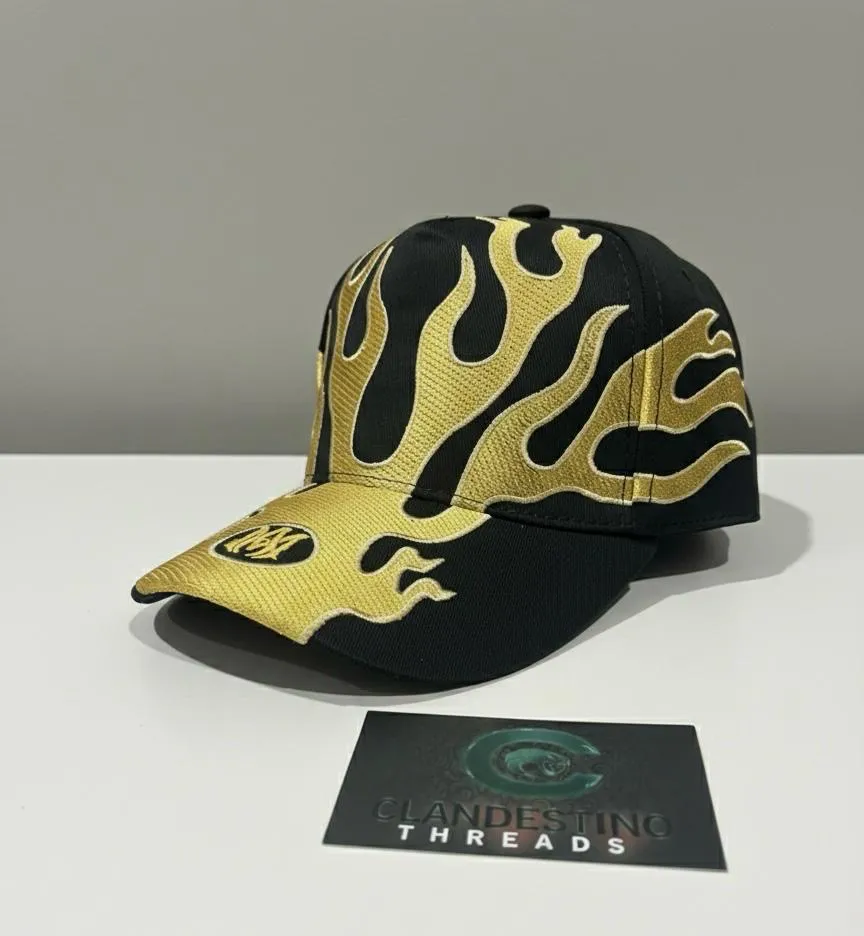 Gorra Amiri - Edición Flames Gold