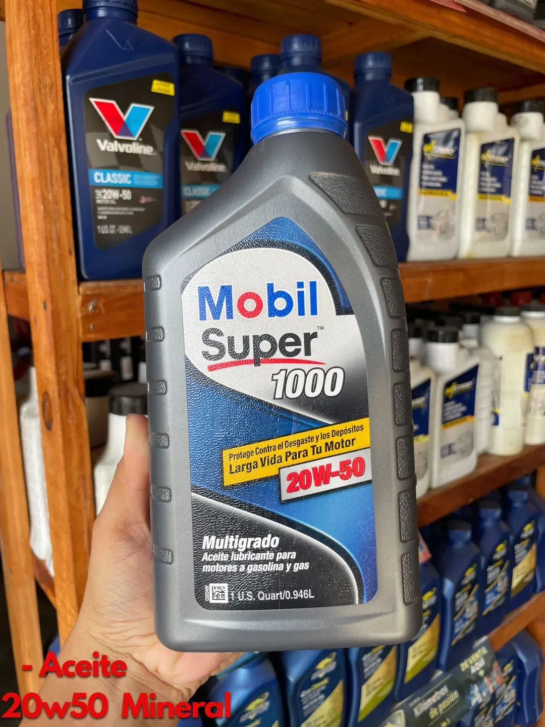 Aceite mobil 20w50 mineral