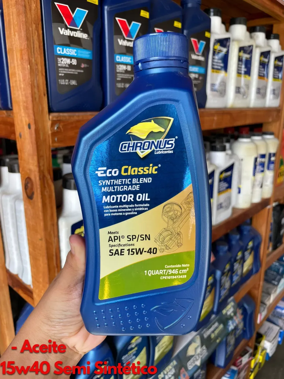 Aceite Chronus 15w40 semi sintético
