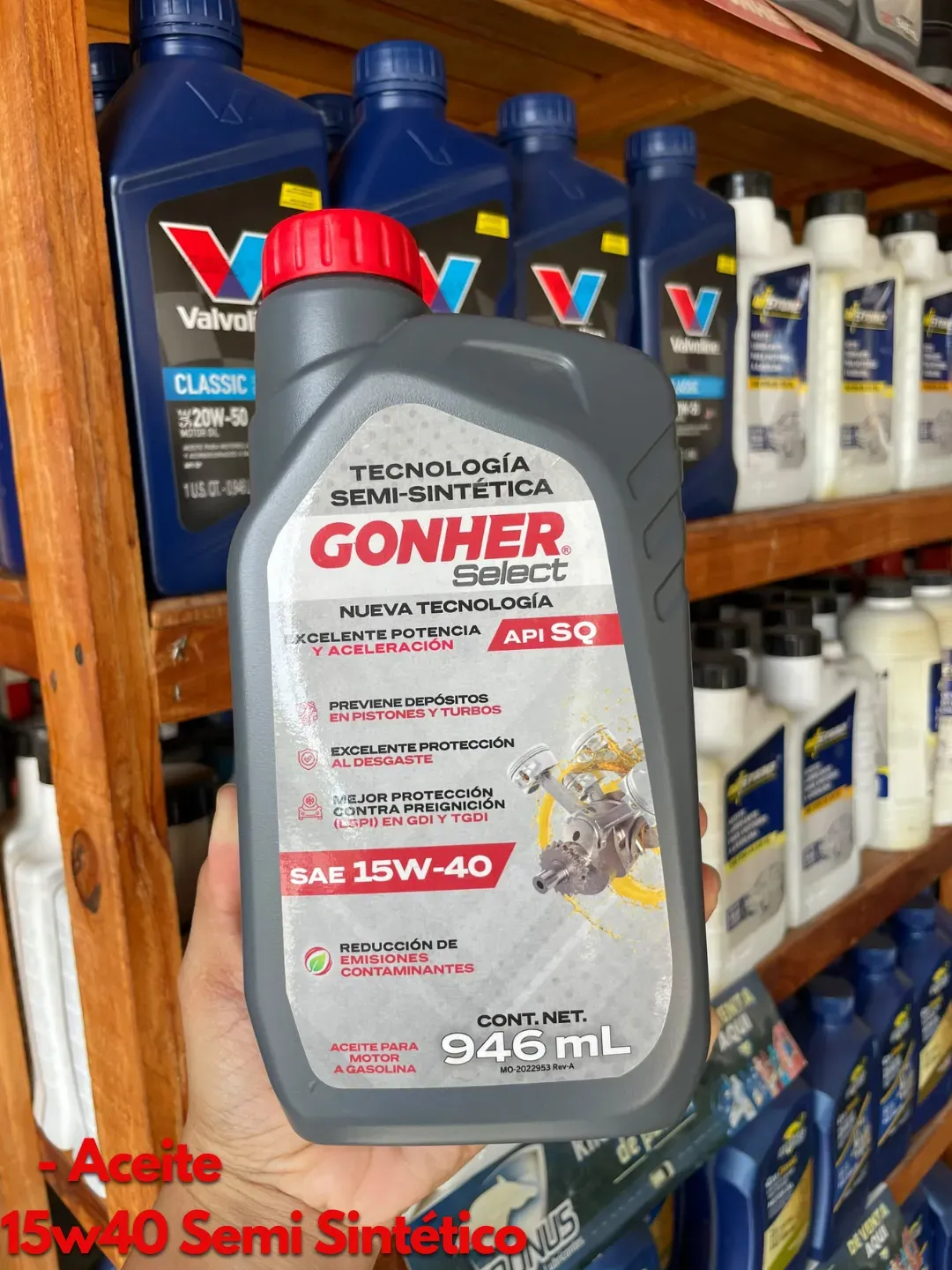 Aceite Gonher 15w40 semi sintético