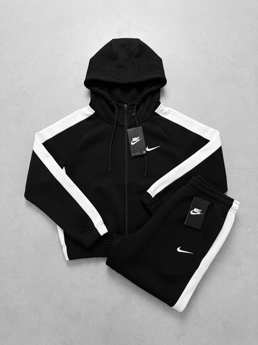 Conjunto Urbano Hoodie Full-Zip & Jogger Bicolor