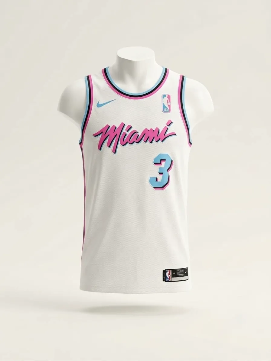 Conjunto de Basketball Edición "Miami Vice" (Wade 3)