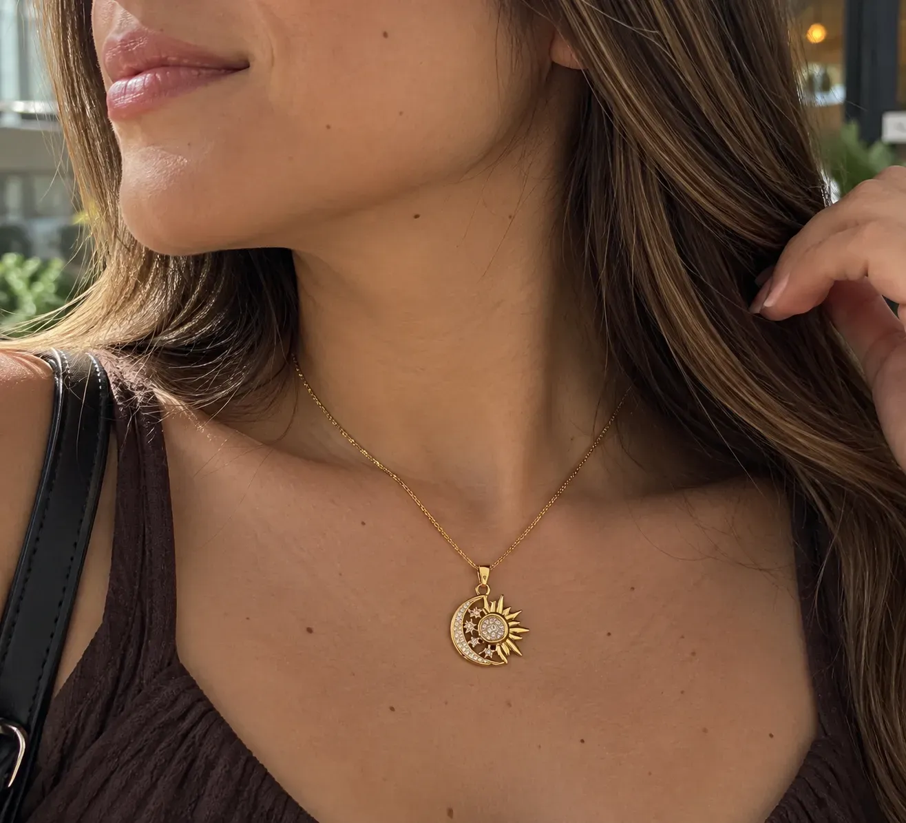 51-Collar luna sol