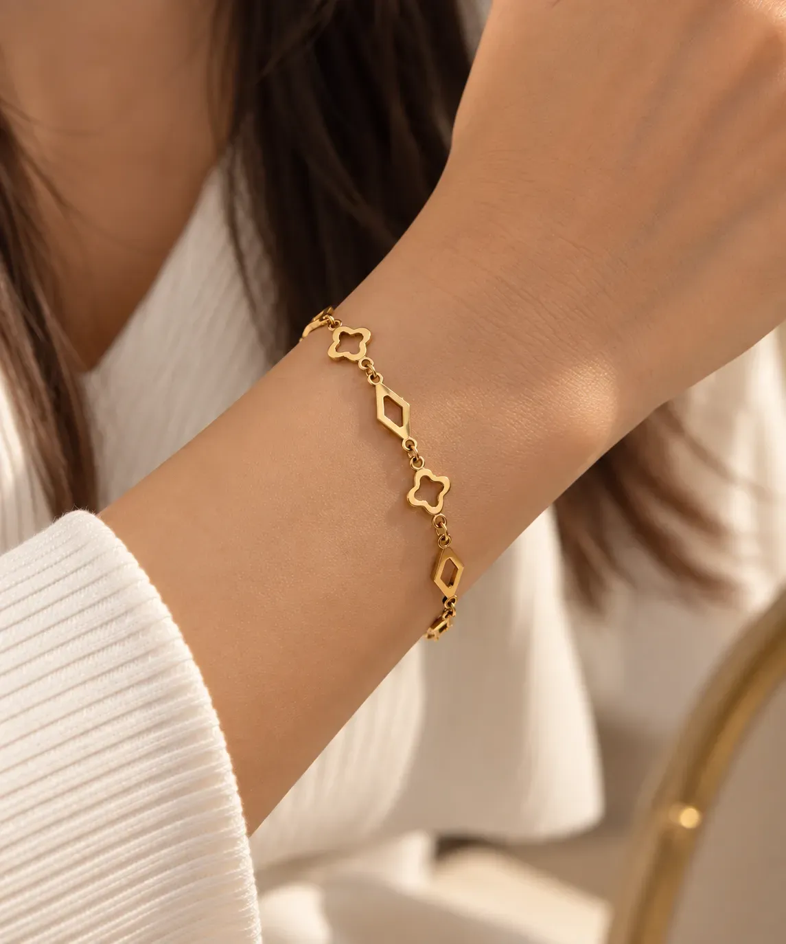 78-Pulsera trebol