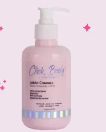 JABON CREMOSO DE ROSA Y LICHIS