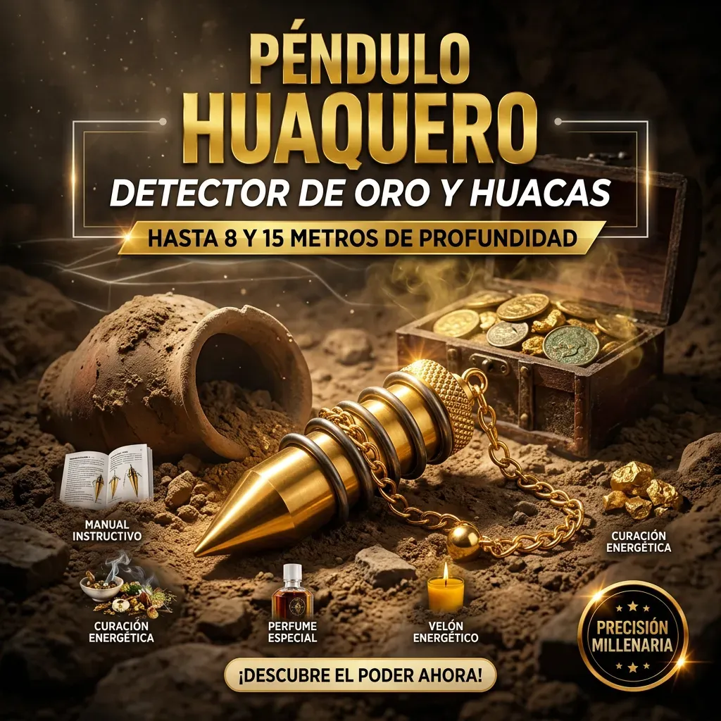 Pendulo Detector De Oro Hasta 8 Y 15 Metros De Profundidad