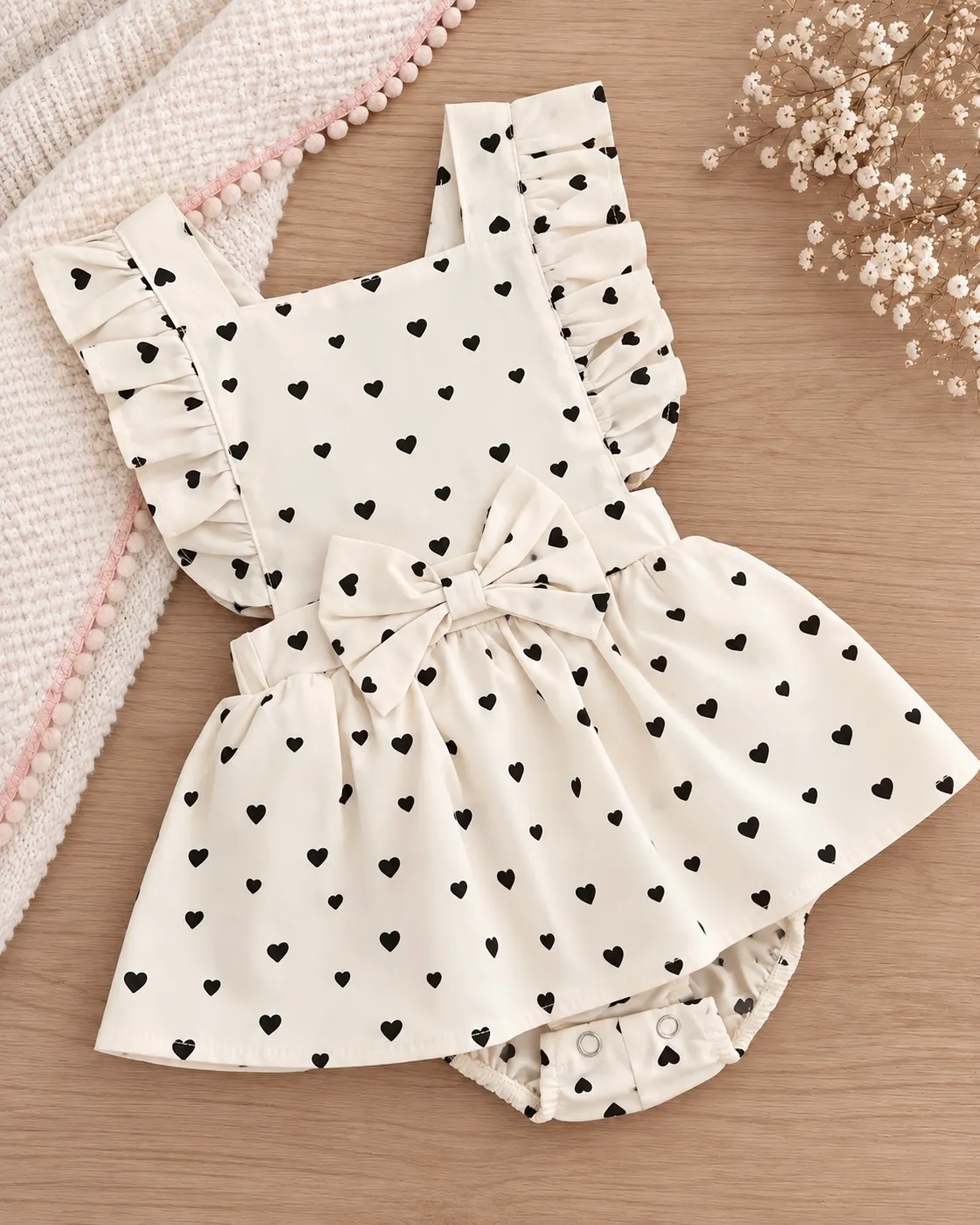 Asoleador corazón beige