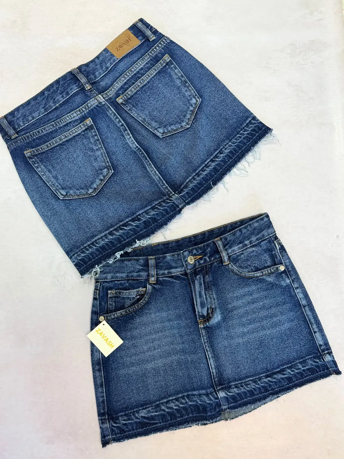 FALDA DENIM CORTA