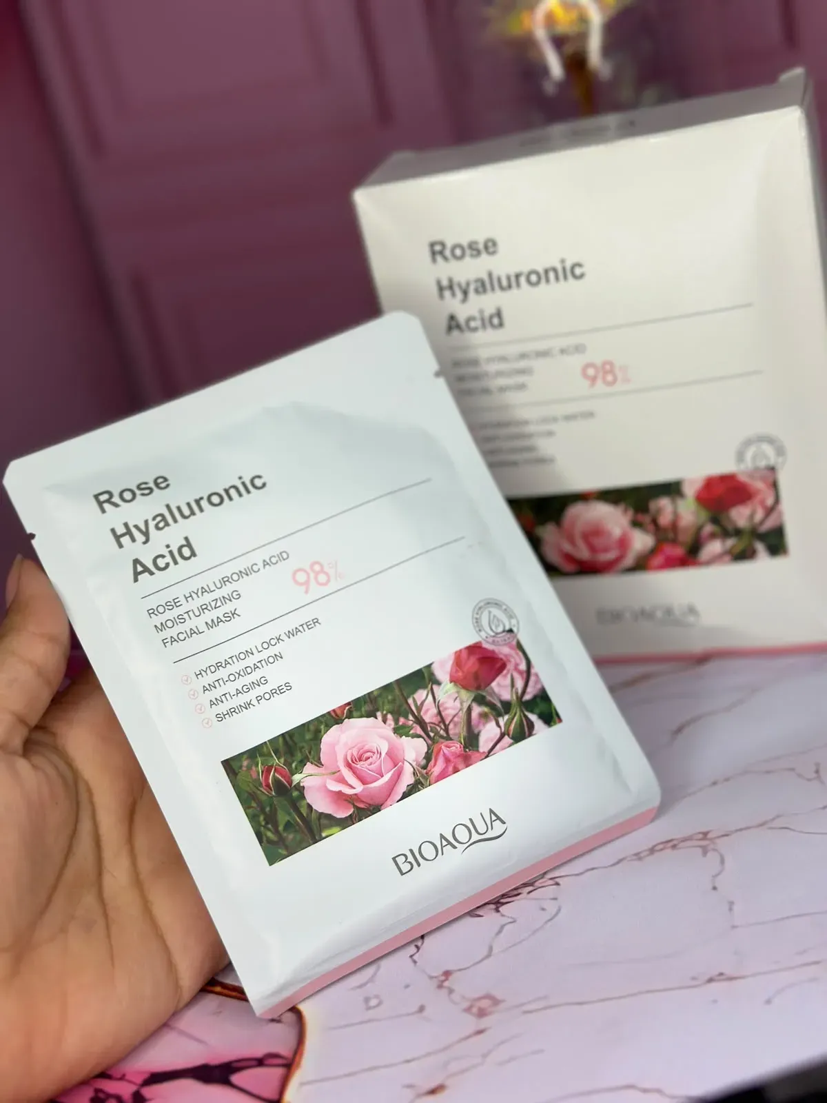 MASCARRILLA DE VELO DE ROSAS