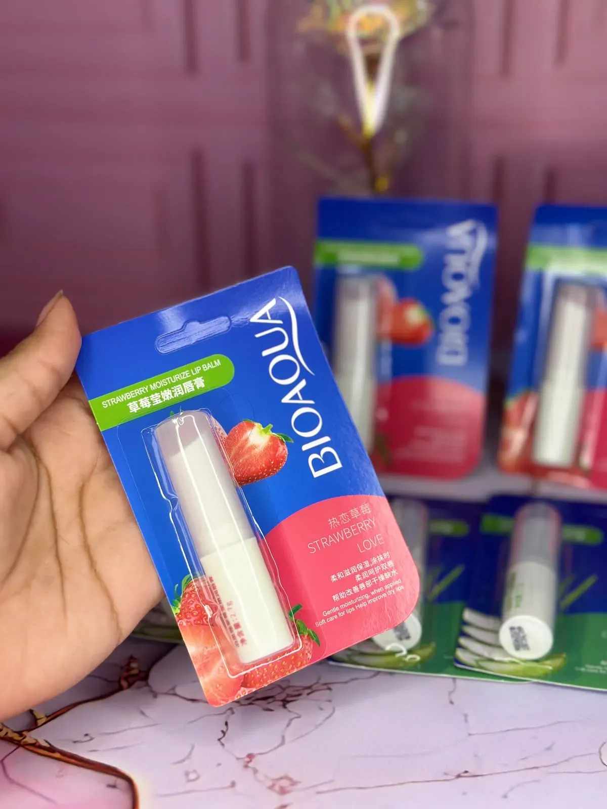 BALSAMO LABIAL BIOQUA DE FRESA