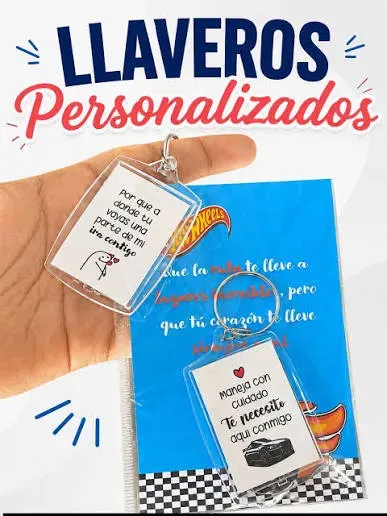 llaveros acrilicos