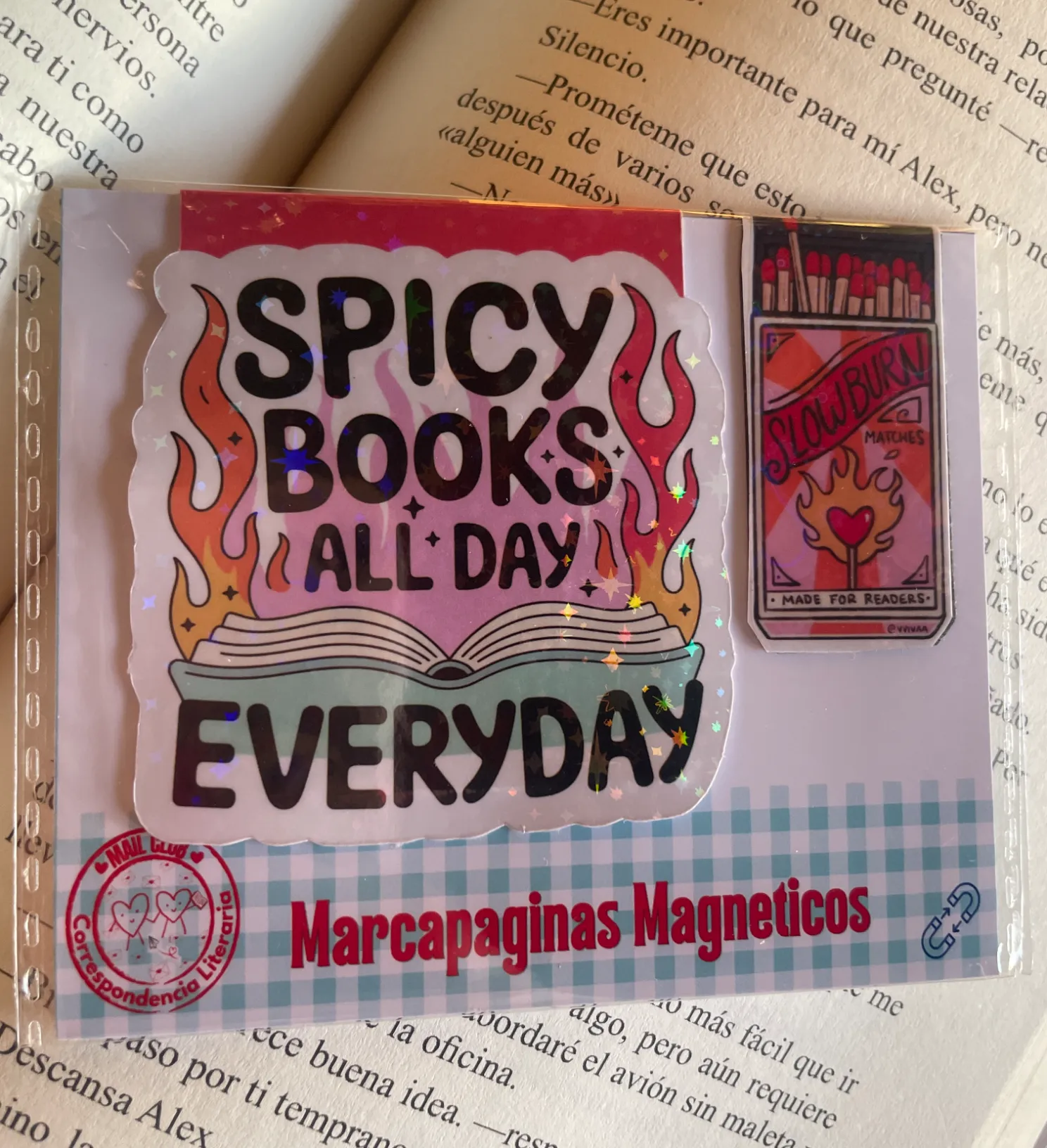 Dúo de marca páginas magnético Spicy estilo 4