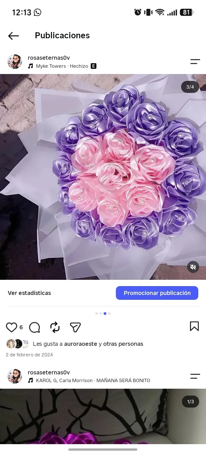 Ramo de rosas eternas
