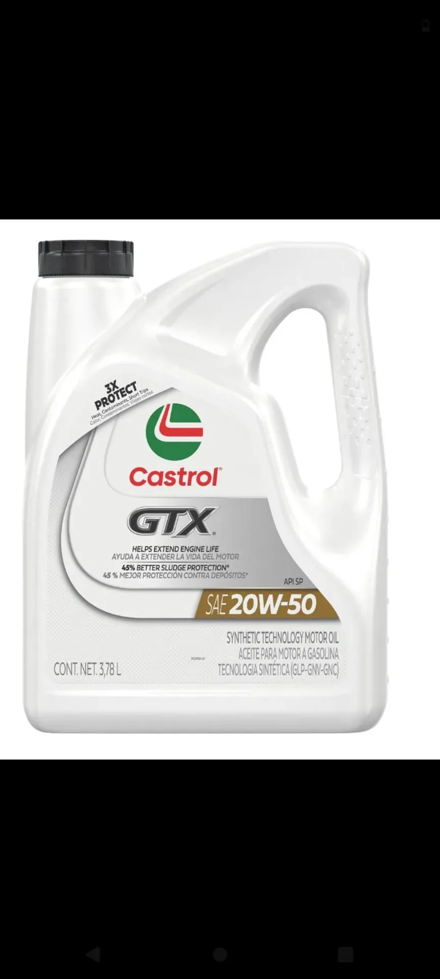 Lubricantes Castrol  semi sintético