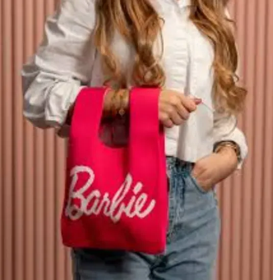 Bolso tejido Barbie original