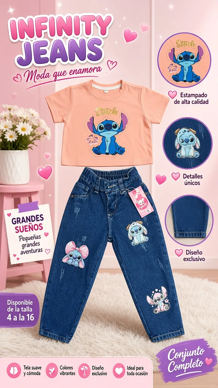 Conjunto para niñas