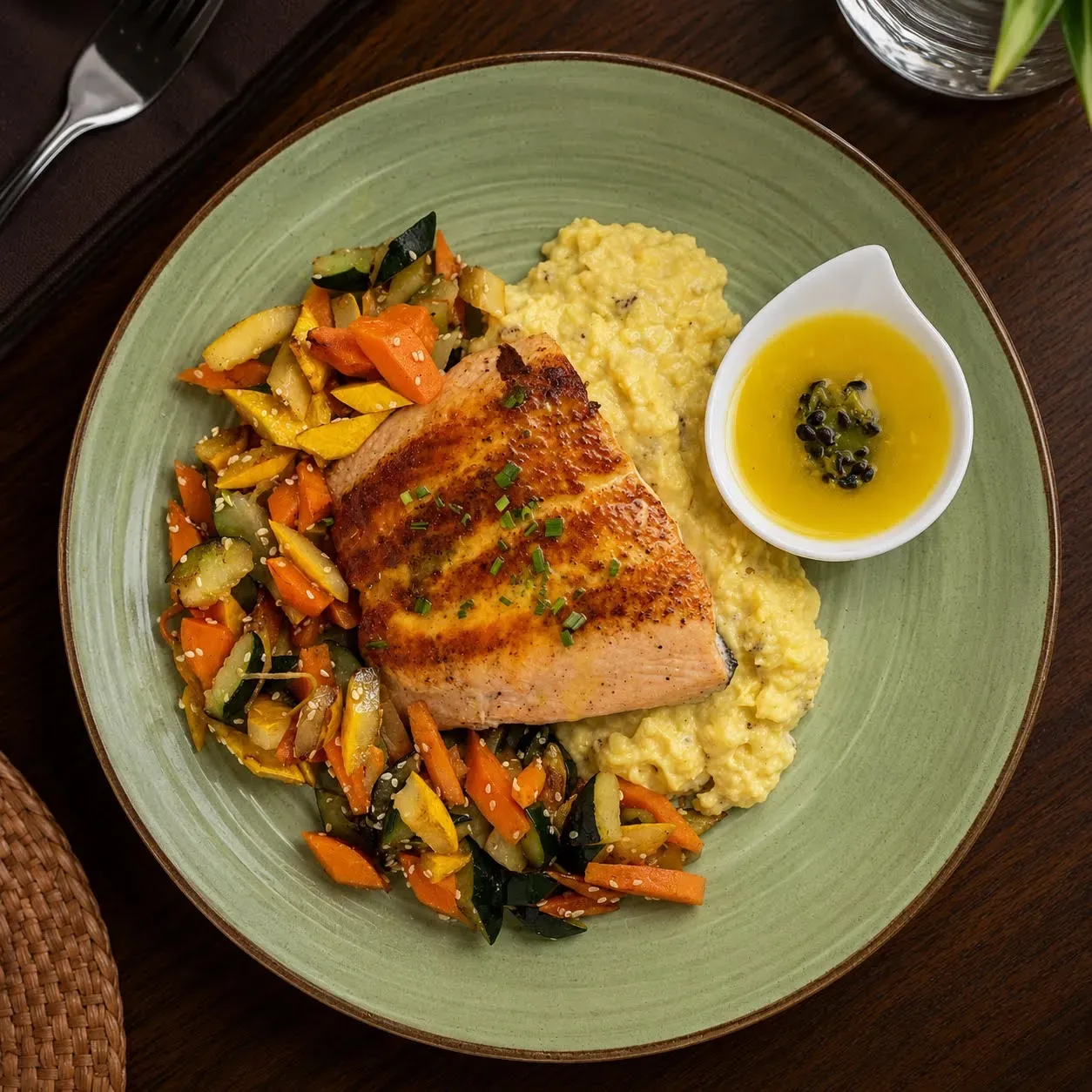 Salmón en Salsa de Maracuyá