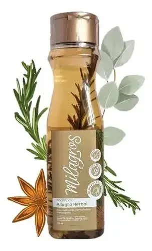 Shampoo Milagro Herbal (con romero y jengibre)
