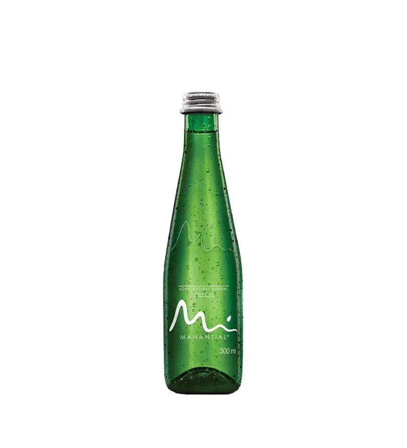 Botella de agua con gas