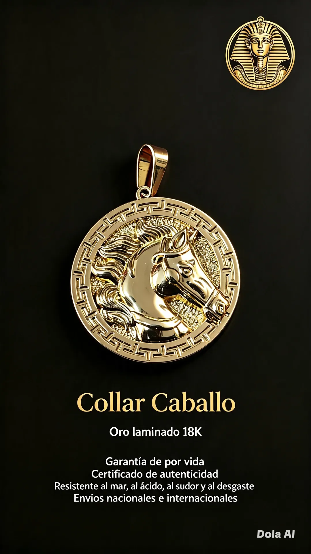 Dije caballistas grande