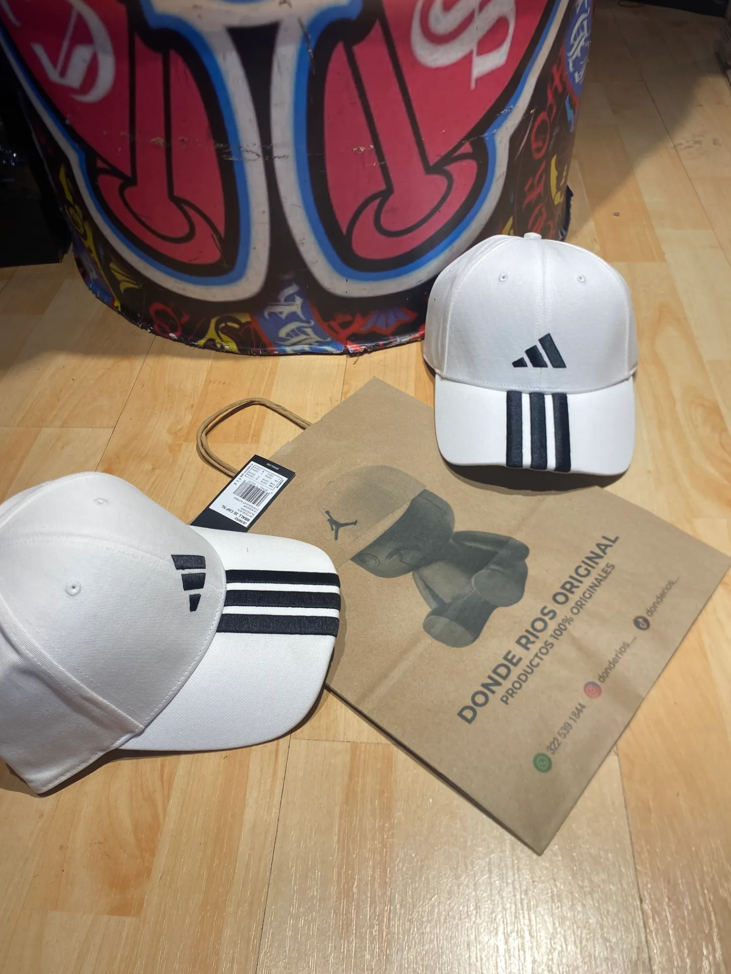 Gorra Adidas blanca