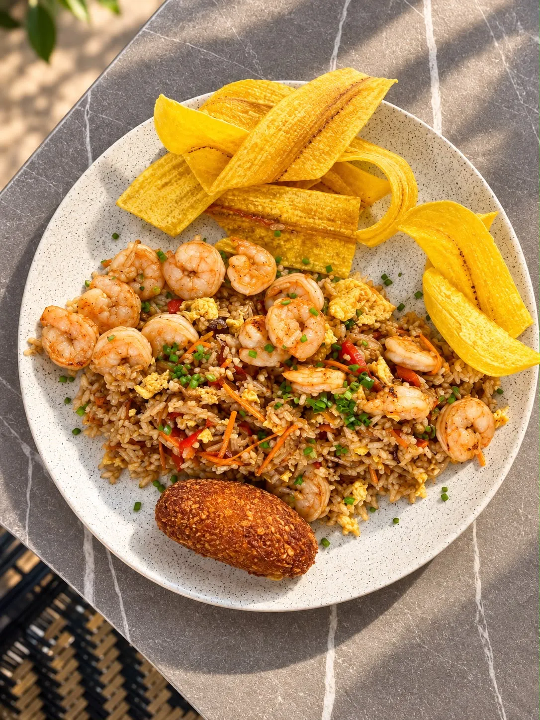 Chaufa de Camarones