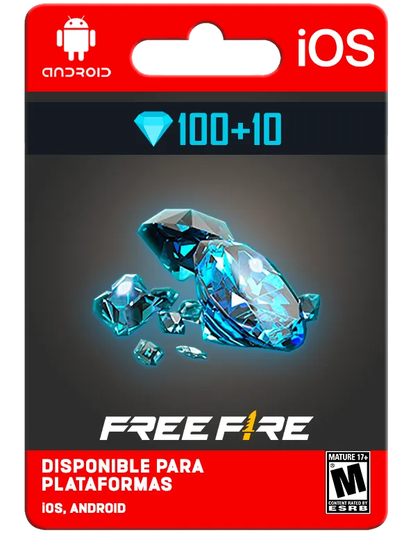 110 Diamantes Free Fire