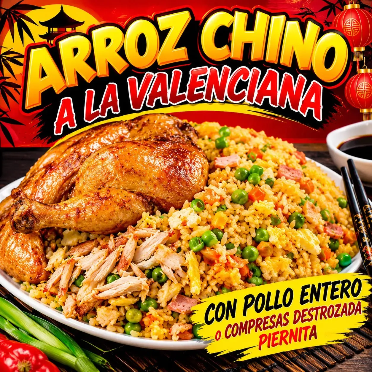 Arroz chino valenciana