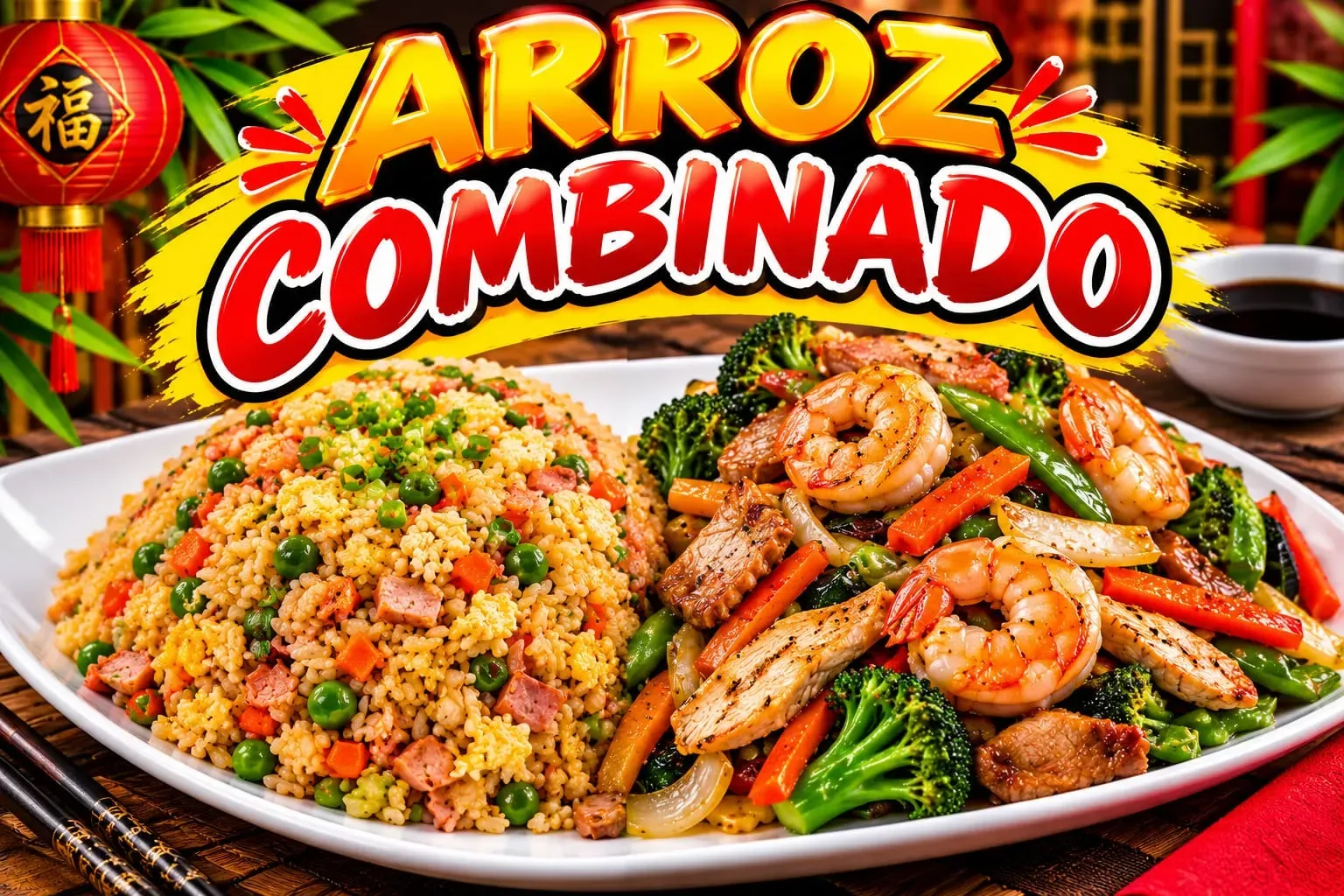 Arroz shop suey combinado