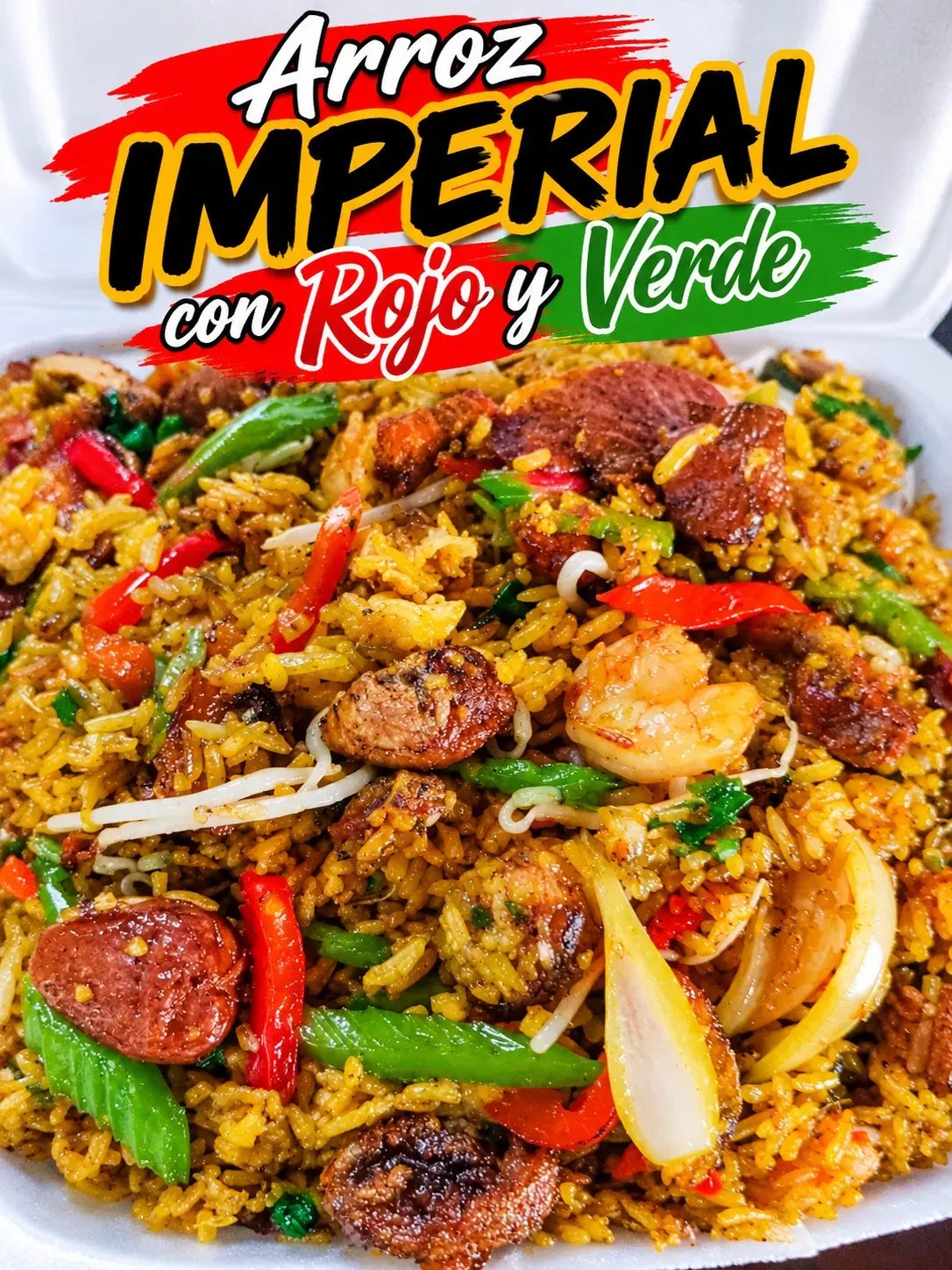 Arroz imperial color amarillo
