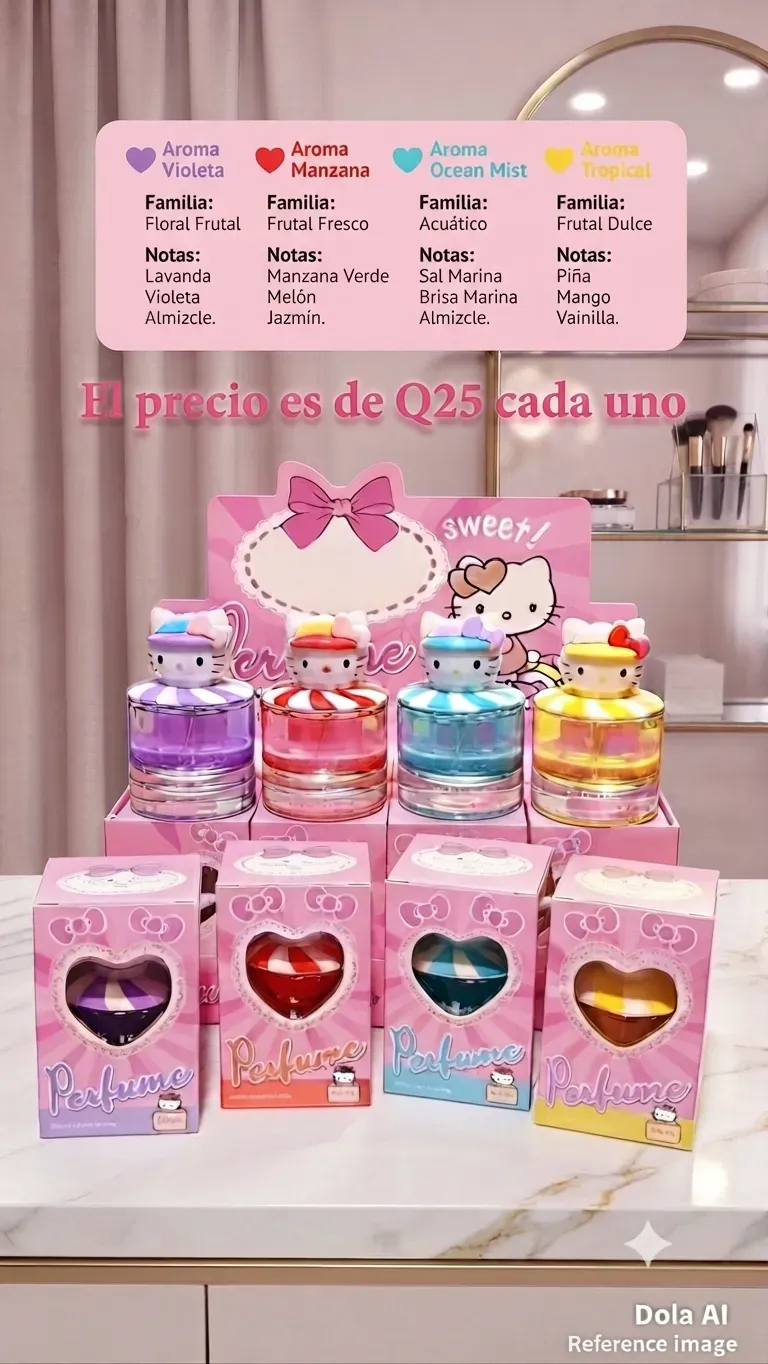 Lociones para niñas con aromas deliciosas