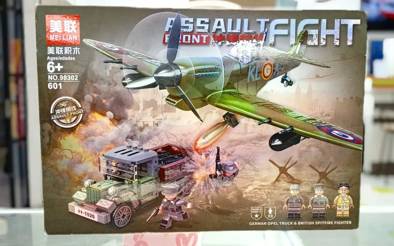 Set de Avión Y Camión de Guerra Armables Legos