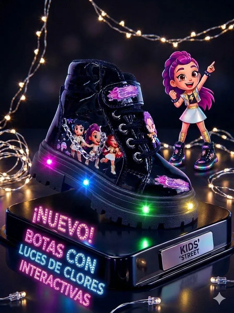 Bota Sharol K-pop negra