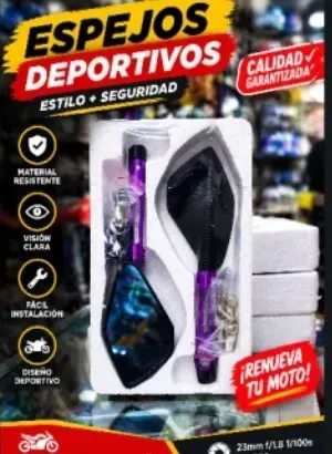Espejos Rizoma 5 puntas Luna grande