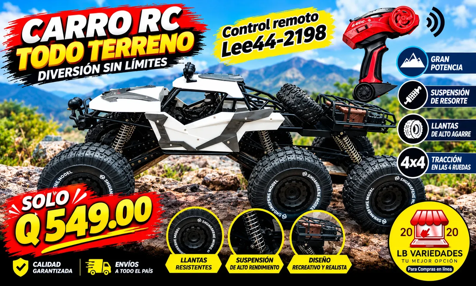 carro de control remoto
