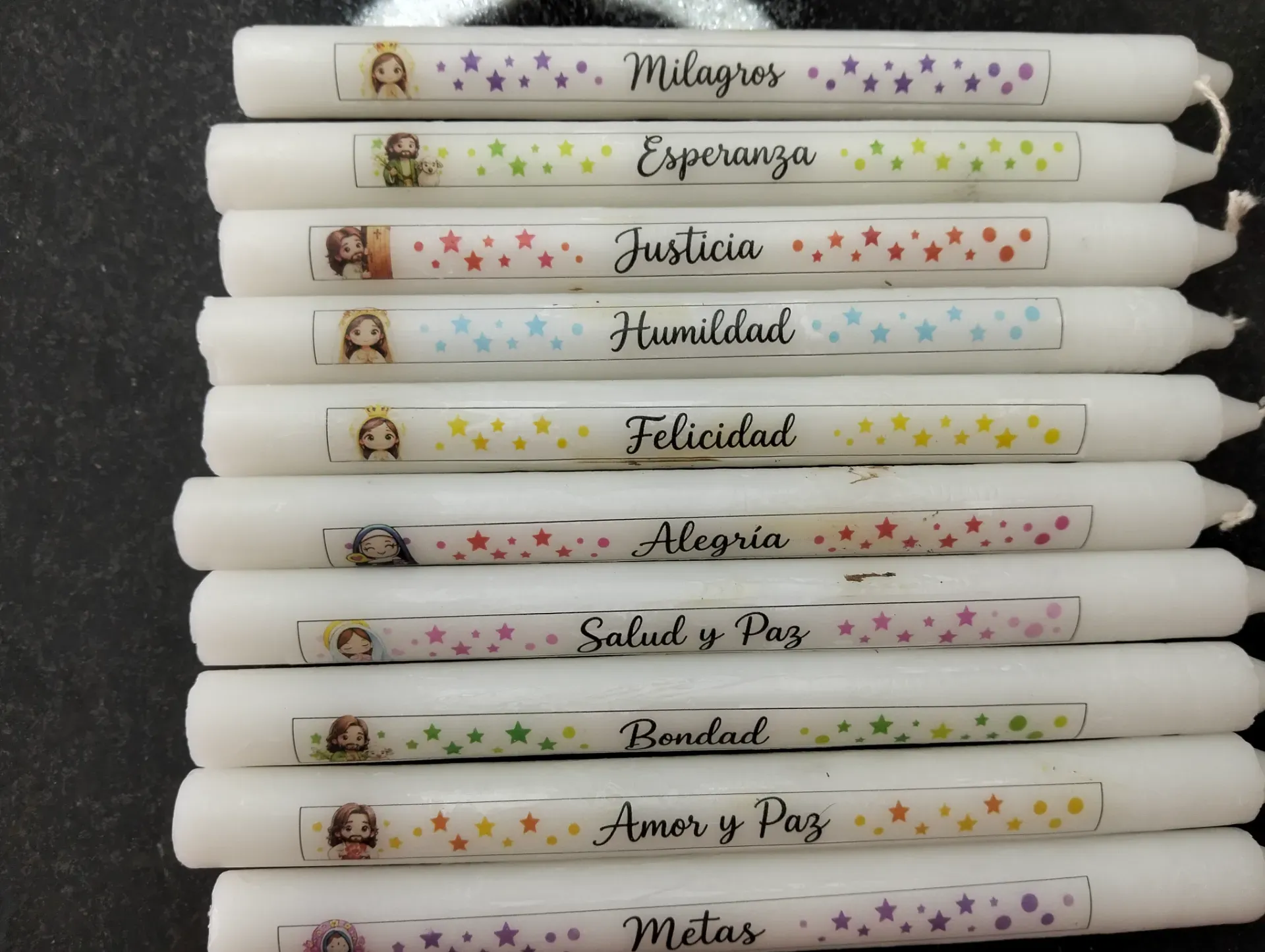 Velitas personalizadas