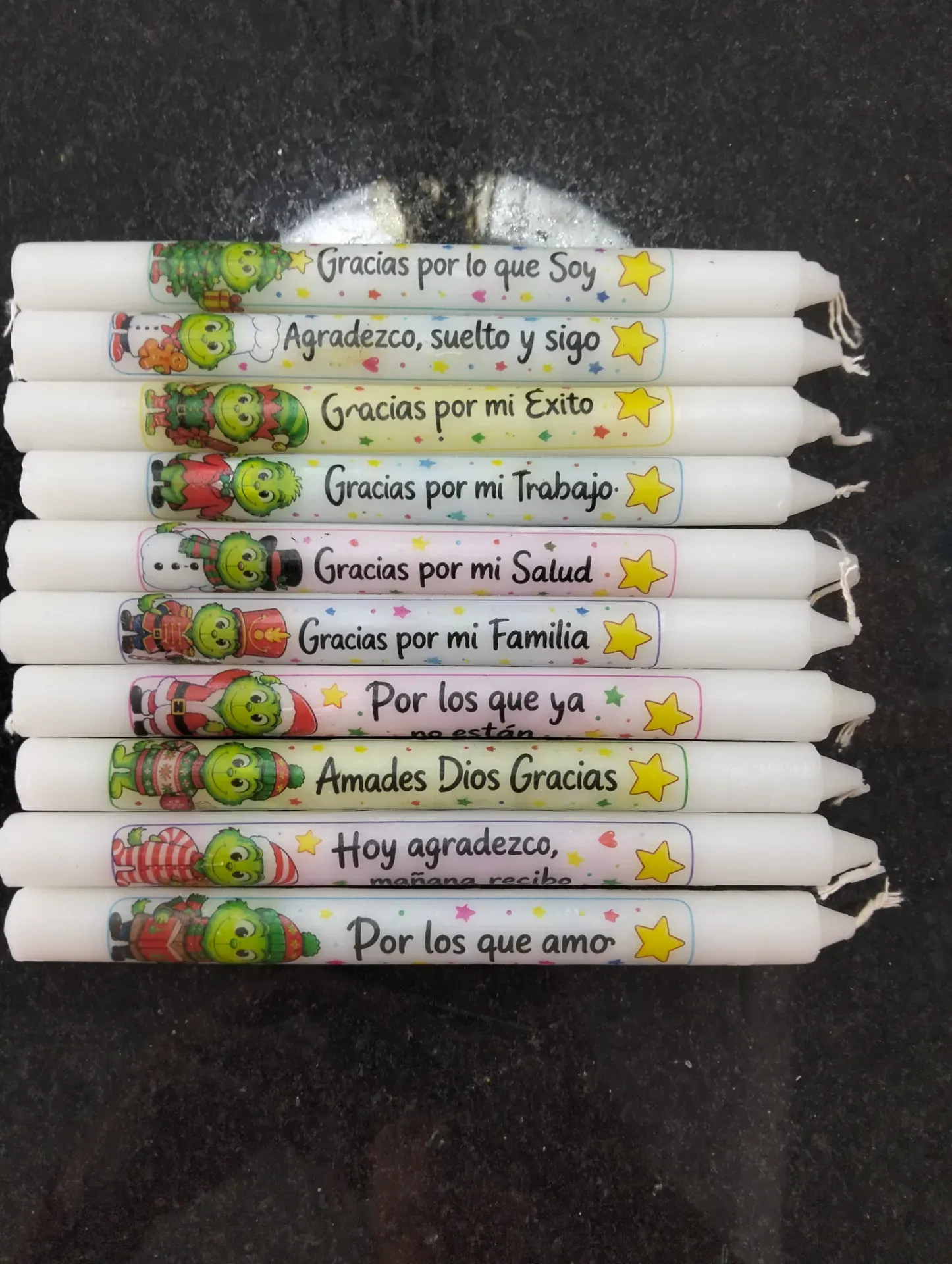 Velitas personalizadas grich