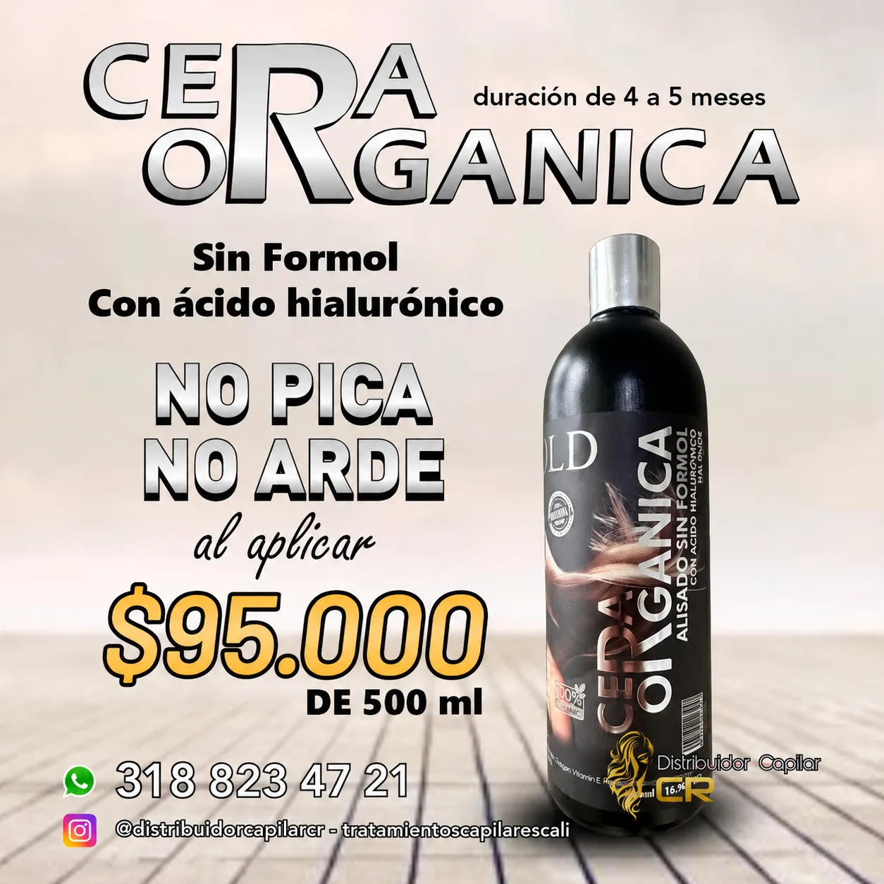 Cera Orgánica 500 ML