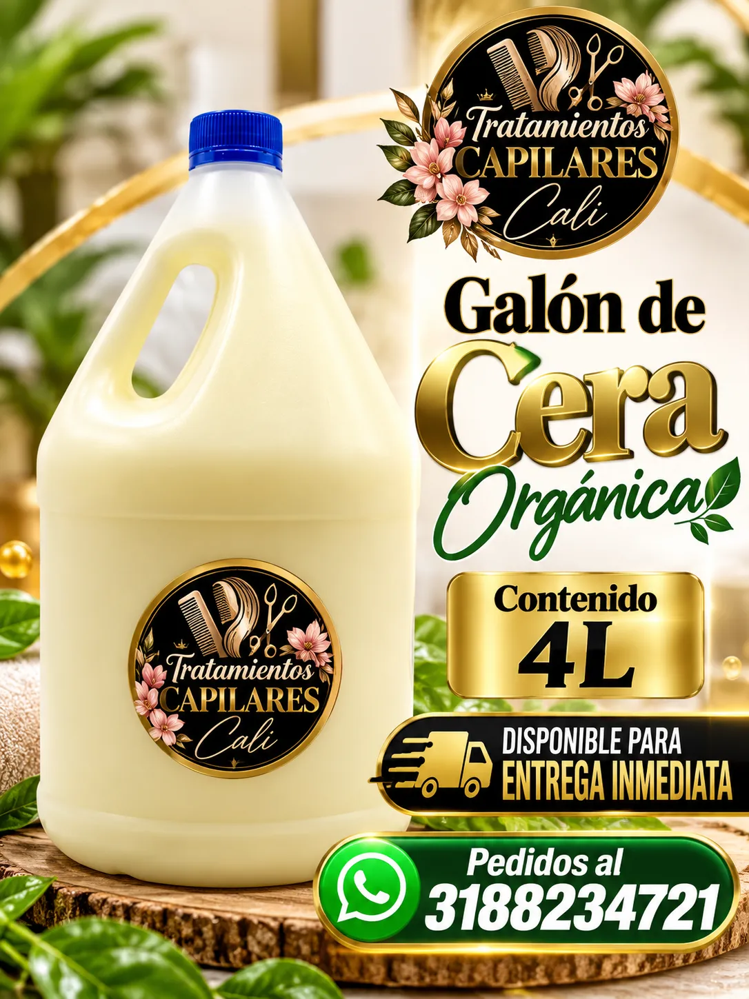 Cera Orgánica x4 Litros
