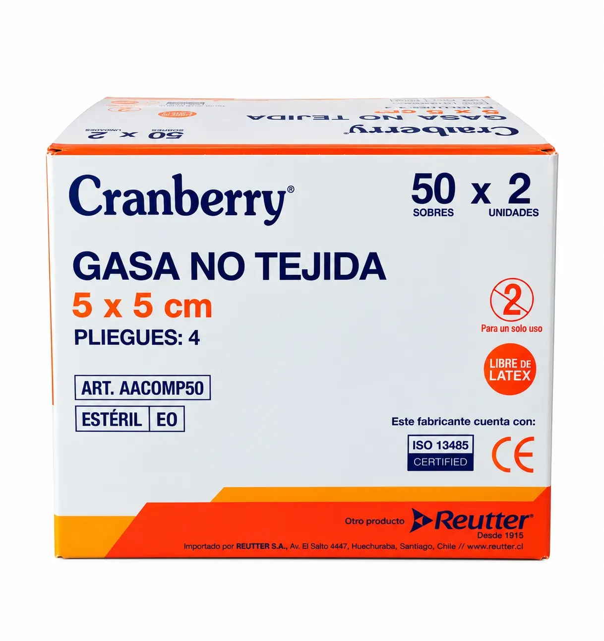 Gasa no tejida 5x5cm