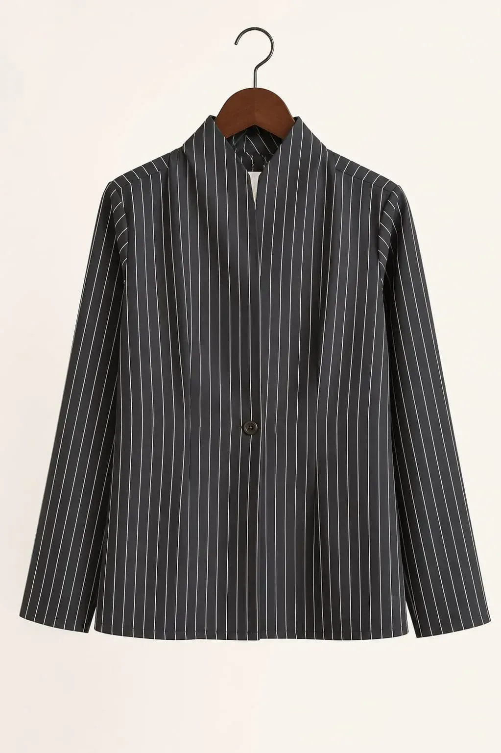 Blazer Estampado Azul Oscuro (L)