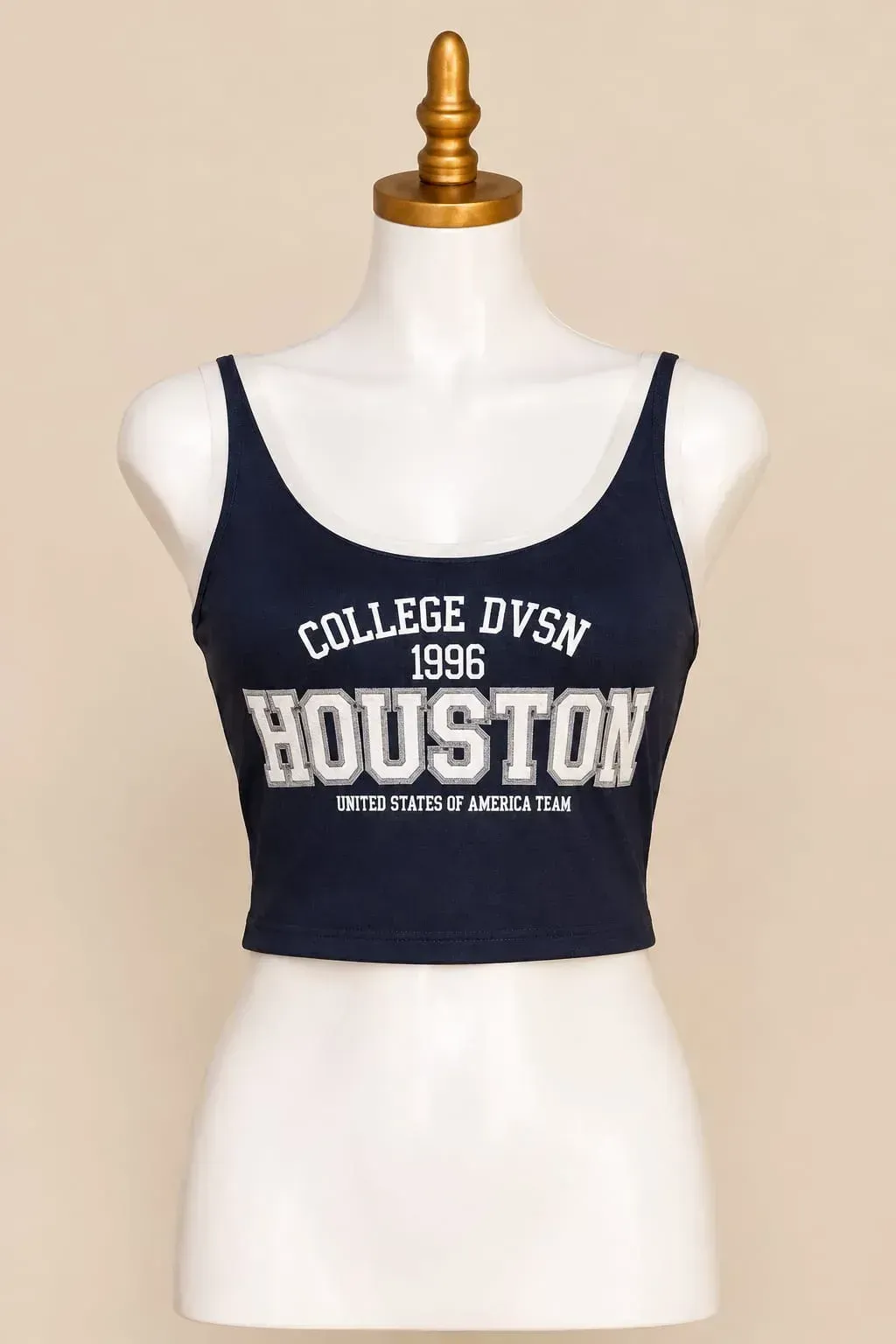 Crop top Azul Oscuro (M)