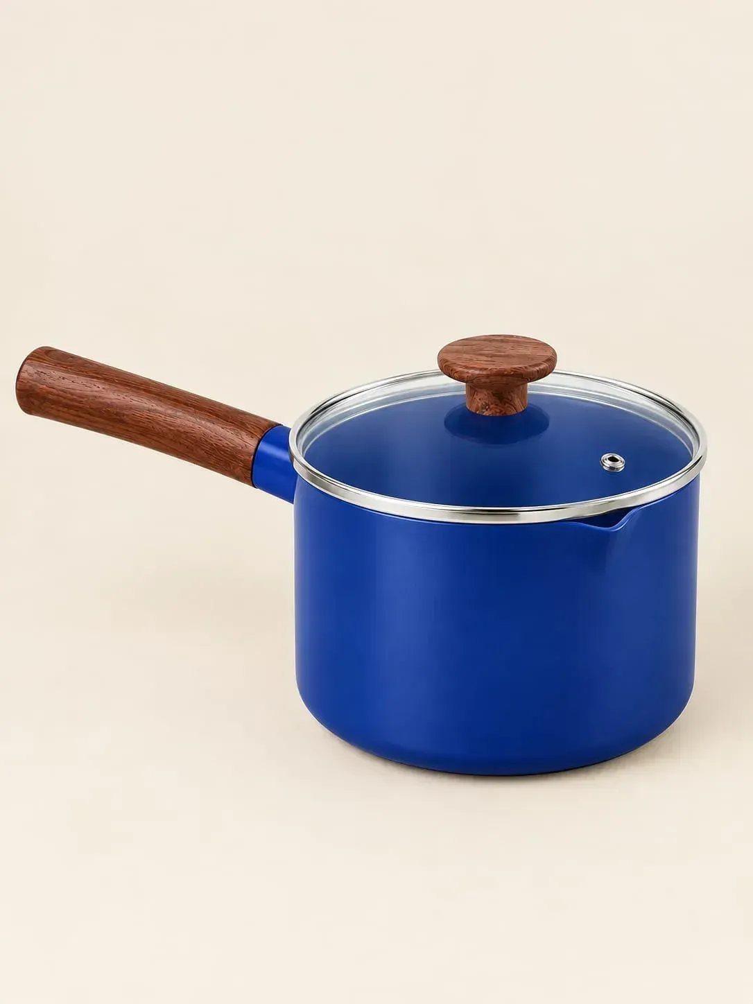 Olla con tapa Azul